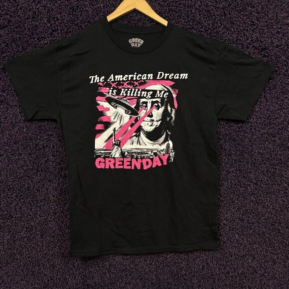 Green Day American Dream is Killing Me Album Band T-Shirt L - Picture 1 of 4